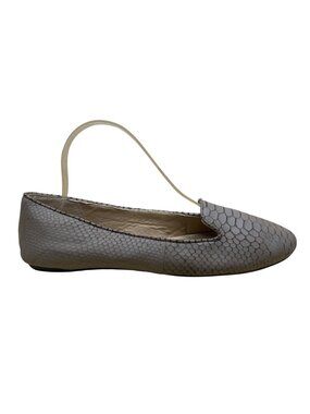 Splendid Women's Taupe Snake Print Design Leather Slip-On FLat Loafers Size 7.5M